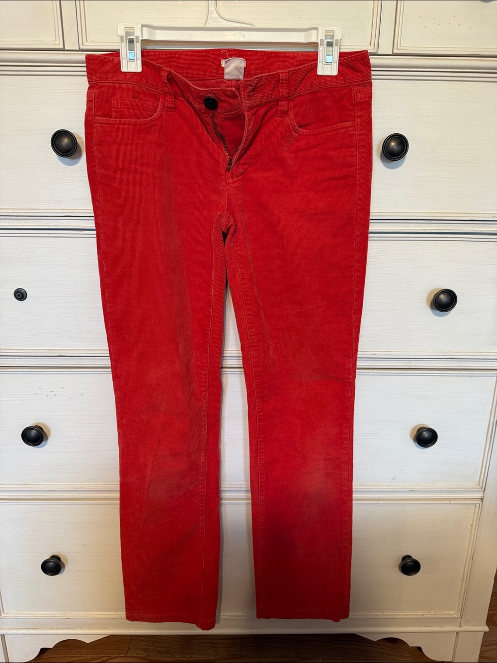 Corduroy is trending - J Crew Orange Straight-Leg Women's Jeans